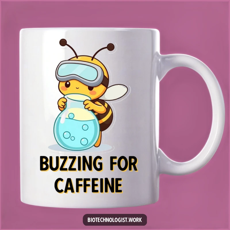 Funny Bee Scientist Mug: Buzzworthy Gift for Lab Enthusiasts and Busy Bees