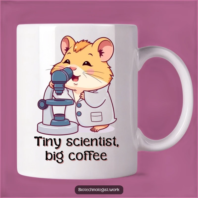Funny Hamster Scientist Mug: The Perfect Gift for Lab Coat Lovers and Science Enthusiasts