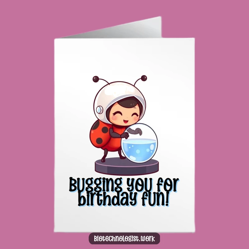 Free Printable Ladybug Birthday Card: Funny Science, Downloadable Fun!