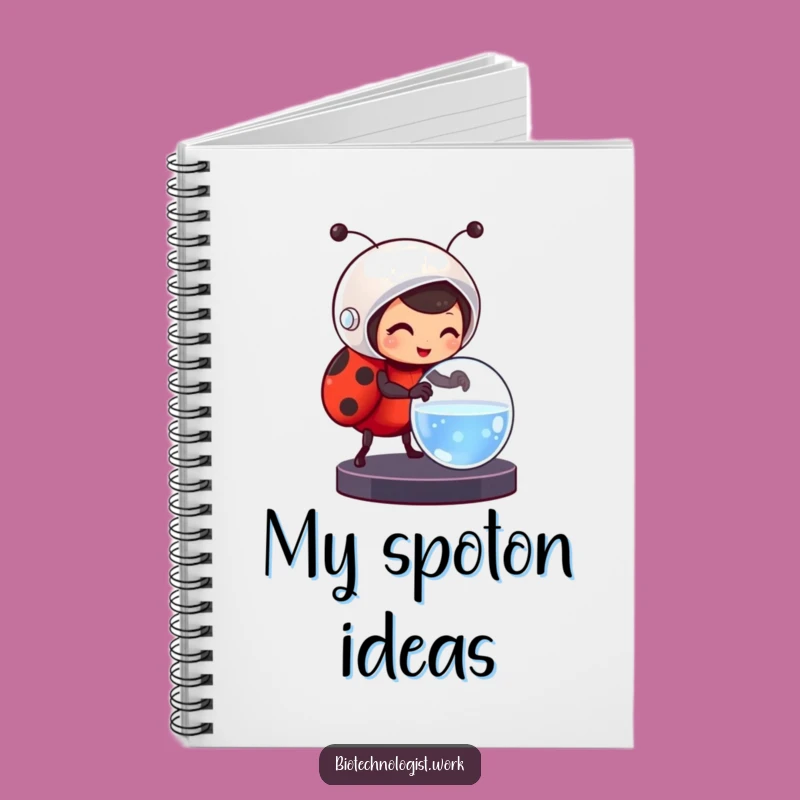 Funny Ladybug Scientist Notebook: Record Your Observations with Critter Care