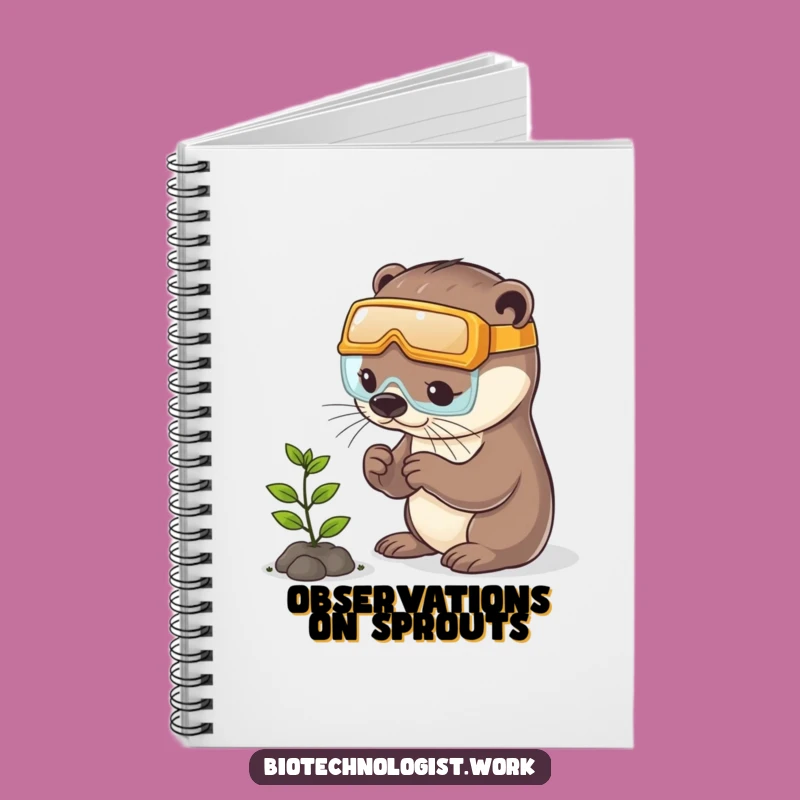 Funny Otter Gardener Notebook: Hilarious Journal for Playful Thoughts