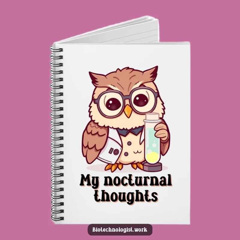 Funny Owl Scientist Notebook: Record Your Thoughts with Wise Critter Flair