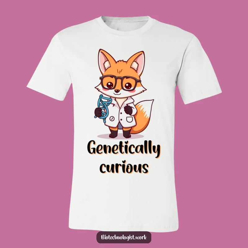 Funny Lab Fox T-Shirt: Genetics Guru Apparel, Humorous Gift